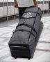 OutdoorMaster Подплатена пътна чанта за голф с подсилени колела, 900D, снимка 7