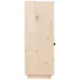 vidaXL Висок шкаф, 67x40x108,5 см, борово дърво масив, снимка 8