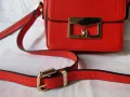 Малка дамска чанта през рамоцвят червен, снимка 1