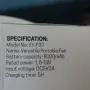 Мини преносим вентилатор, въртящ се  на 360 градуса, 4 скорости, 8000 mAh, USB зареждане, светещ, снимка 4