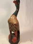 дървена статуетка патица дърворезба   7/2, снимка 2