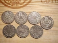 7 сребърни монети 1910г, снимка 1