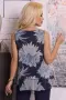 Потник “Navy Floral Breeze” – тъмно син потник с флорални мотиви арт.5087, снимка 4