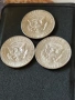 1/2 долар 1967,68 и 69 год,"Президент Кенеди" сребро, тегло 34.50 гр, проба 400/1000, снимка 4
