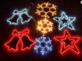 LED Червена Камбанка Промо 10бр + 1 подарък Украса Коледа, къщи, общини, заведения, снимка 1 - Лед осветление - 38938995