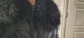 НАМАЛЕНИЕ Луксозно черно яке с гъши пух и лисица , снимка 2