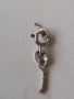 Сребърна карабинка закопчалка 35517, снимка 4