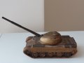 RRR-Много рядък бронзов модел на танк.Подарен посмъртно на ген.Дмитрий Григориевич Павлов 
