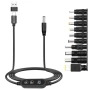 USB-C PD към DC адаптер Hoembpn с регулируемо напрежение 5–20V, снимка 8