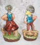 Две старинни керамични статуетки , снимка 3