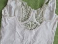  Бяло дамско боди с презрамки, ново, размер S, снимка 8