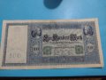 Райх банкнота - 100 марки 1910 година Германия зелен печат за колекция - 18896, снимка 7
