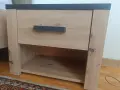 Нощно шкафче-цвят орех, снимка 3