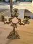 Стар масивен месингов свещник , снимка 1