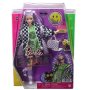 BARBIE EXTRA DOLLS С шахматно яке HHN10, снимка 6