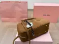 Miu Miu Arcadie дамска чанта от естествена кожа, снимка 5