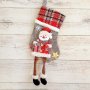 2590 Коледен чорап за подаръци и украса с фигура с дълги крака, снимка 2
