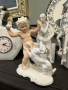 Ангелче с топка и кученце” 17/13 см  Германия Schaubach Kunst - 20 век, великолепна класа и красота,, снимка 5