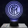 Лампа с дистанционно LED 3D футболна INTER MILANO AC Milano Juventus , снимка 12