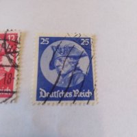 Пощенска марка 3бр - Германия 1933 -Frederick the Great, снимка 4 - Филателия - 40020955