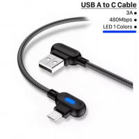 Бързозареждащ кабел тип С USB to C, снимка 1 - Оригинални зарядни - 36499761