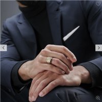 Полирани мъжки пръстени от висококачествена стомана, снимка 4 - Пръстени - 39369598