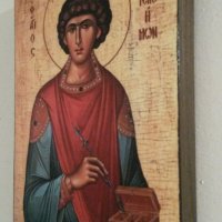Икона на Свети Пантелеймон icona Sveti Panteleimon, снимка 3 - Икони - 13472898