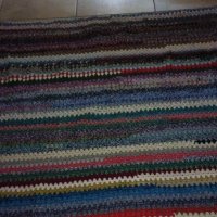 Ръчно плетено одеяло на една кука., снимка 1 - Олекотени завивки и одеяла - 38930654