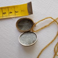 Пандетив, медальон мътерял дубле със позлата, снимка 14 - Антикварни и старинни предмети - 42915350