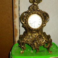 Стар каминен часовник - механичен, снимка 13 - Антикварни и старинни предмети - 44635299