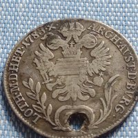 Сребърна монета 20 кройцера 1783г. Йозеф втори Будапеща Свещена Римска империя 13746, снимка 10 - Нумизматика и бонистика - 42888252