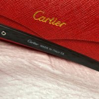 Cartier висок клас мъжки слънчеви очила с дървени дръжки, снимка 10 - Слънчеви и диоптрични очила - 42765597