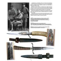 Стражарска кама окопен нож, снимка 5 - Антикварни и старинни предмети - 28323359