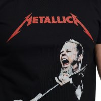 Нова мъжка тениска с дигитален печат на музикалната група METALLICA, снимка 2 - Тениски - 29050893