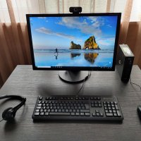 Компютър Fujitsu,монитор NEC24”,WI-FI,пълен комплект  ПРОМОЦИЯ, снимка 1 - Работни компютри - 39875545