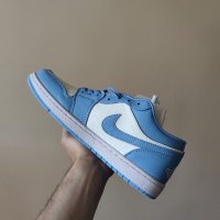 Оригинални Nike Air Jordan 1 Low Blue , снимка 3 - Маратонки - 36957181