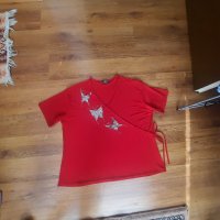 Червена тениска Must, снимка 3 - Тениски - 37644759