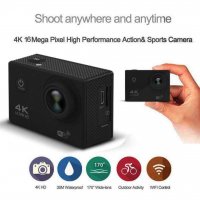 Екшън камера 4K HD WI-FI, снимка 3 - Камери - 37745086