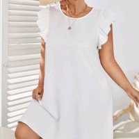 Бяла рокля, снимка 1 - Рокли - 44177452