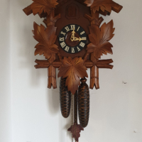 Стенен часовник с кукувица - Шварцвалд, снимка 10 - Антикварни и старинни предмети - 44617015