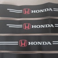 Качествени карбон стикери с надпис и лого на марка автомобил Хонда Honda джип ван + подарък , снимка 1 - Аксесоари и консумативи - 40437661