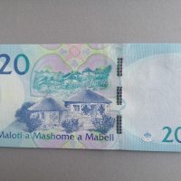 Банкнота - Лесото - 20 малоти UNC | 2021г., снимка 2 - Нумизматика и бонистика - 38575919