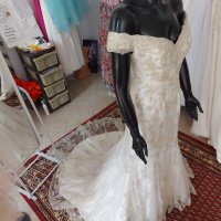 бюджетна булчинска рокля от луксозна дантела, снимка 9 - Сватбени рокли - 37339222