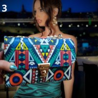 Елегантна дамска чанта с 3 прегради в луксозен дизайн , снимка 3 - Чанти - 44372148