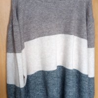 НАМАЛЕН - Нов пуловер райе H&M, снимка 7 - Блузи с дълъг ръкав и пуловери - 34350925