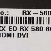 Видеокарта XFX Radeon RX 580 8GB, снимка 4 - Видеокарти - 44738476