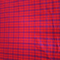 Памучен кариран плат червено и синьо, снимка 5 - Други - 40543104