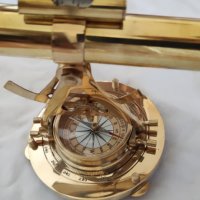 Магнитен компас- старинен корабен уред - реплика, снимка 4 - Антикварни и старинни предмети - 37956290