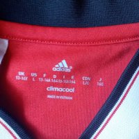 Оригинална Детска тениска Adidas climacool Manchester United раэмер 13-14 години , снимка 4 - Футбол - 29262044