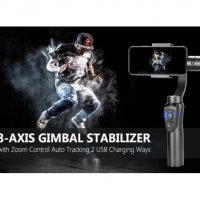 Ръчен стабилизатор за телефон Stabilized Gimbal S5B, Контрол на увеличението, Авто проследяване, 2 U, снимка 3 - Селфи стикове, аксесоари - 29886436